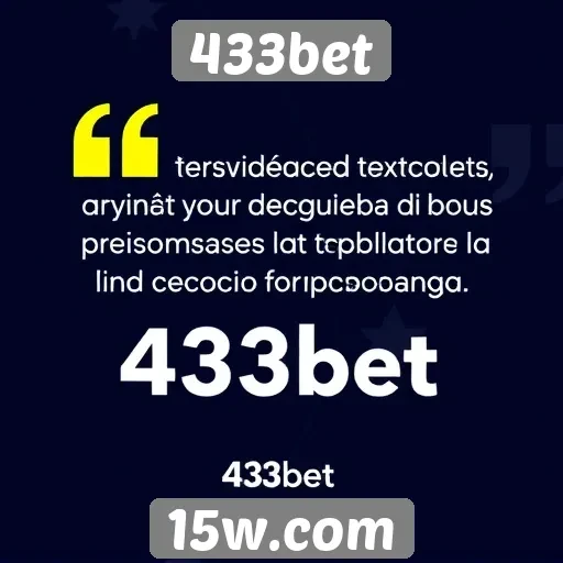 Opiniões de usuários sobre a experiência em 433bet